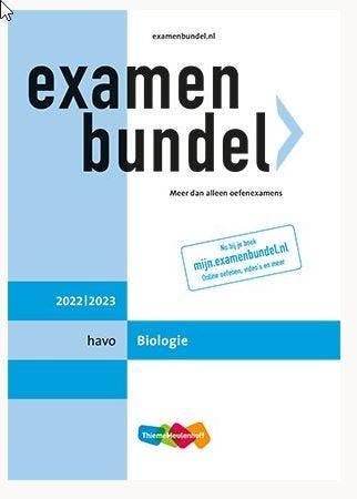 Examenbundel / havo Biologie 2022/2023 9789006639599, Livres, Verzenden