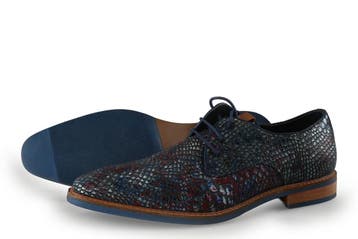 Vertice Veterschoenen in maat 43 Blauw, Kleding | Heren, Schoenen, Zo goed als nieuw, Vertice, Veterschoenen, Verzenden