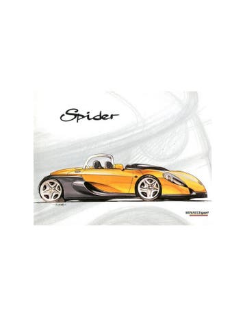 1996 RENAULT SPORT SPIDER BROCHURE FRANS ENGELS, Ophalen of Verzenden, Nieuw