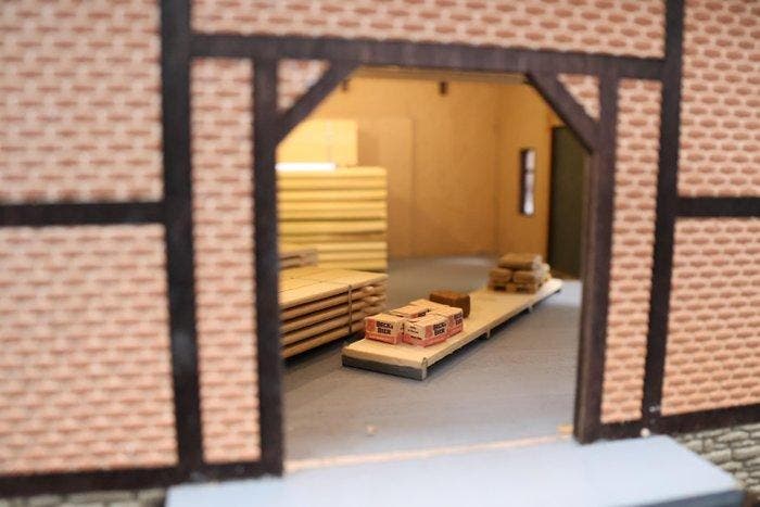 Busch 0 - Bâtiments pour trains miniatures (1) - Entrepôt de, Hobby & Loisirs créatifs, Trains miniatures | Échelles Autre