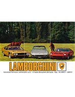 1968 LAMBORGHINI MIURA P400 | ISLERO | ESPADA S1 LEAFLET, Nieuw
