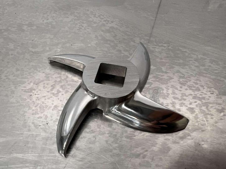 RVS Mes voor gehaktmolen maat 32 230V Slagerij Horeca, Zakelijke goederen, Horeca | Keukenapparatuur, Ophalen of Verzenden