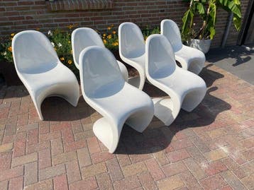 Herman Miller - Verner Panton - Chaise (6) - Chaise Panton S