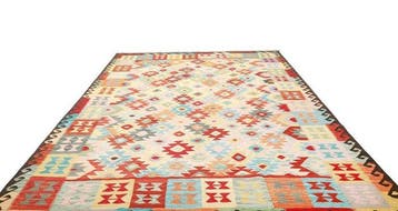 Kelim - Kelim - 347 cm - 253 cm - unused-Vintagestyle Kelim, Nieuw