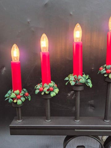 Klassischer Elektrischer Schwibbogen 7-flammig –