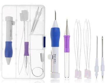 Punchnaalden set Verstelbaar Kunststof DIY 7-delig per set, Nieuw