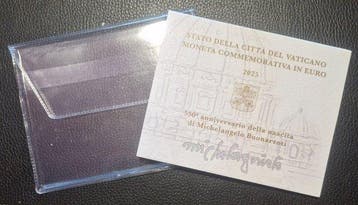 Vaticaan. 2 Euro 2025 Michelangelo (Zonder minimumprijs)