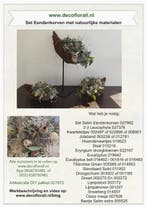 Set eendenkorven met natuurlijke materialen stel zelf je, Huis en Inrichting, Woonaccessoires | Kunstplanten en Kunstbloemen, Nieuw