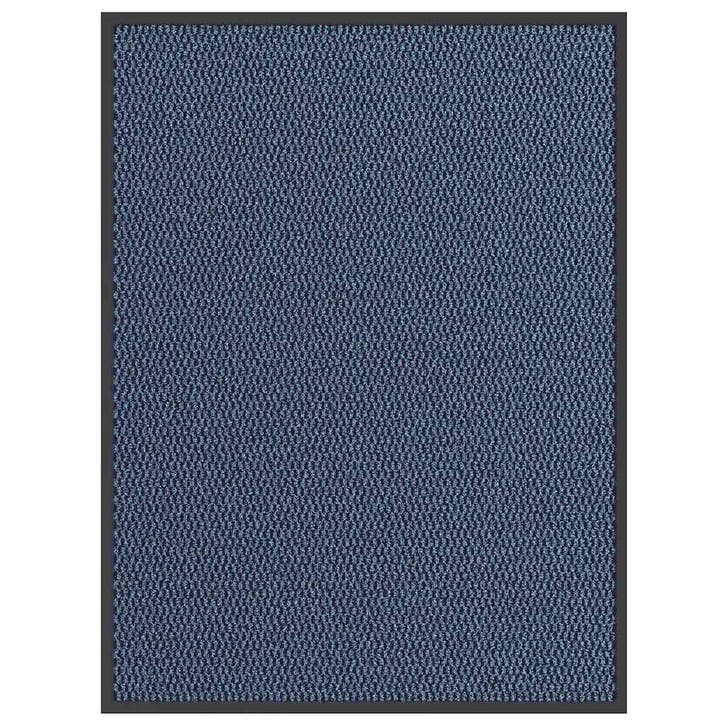 vidaXL Deurmat 80x120 cm blauw, Tuin en Terras, Deurmatten, Nieuw, Verzenden