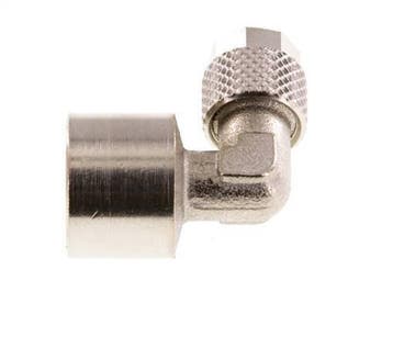6x4 & G1/4 Vernikkeld Messing L-Opsteekkoppeling, Verzenden