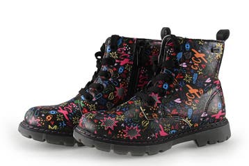 Puccetti Veterboots Meisjes in maat 30 Zwart, Verzenden, Jongen of Meisje, Schoenen, Zo goed als nieuw