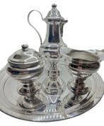 Service à thé et café (4) - Argent 800, Antiquités & Art