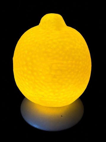 IKEA - Lampe de table - Citron - Verre