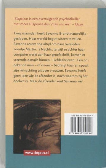 Slapeloos - Voors, Boeken, Verzenden, Nieuw