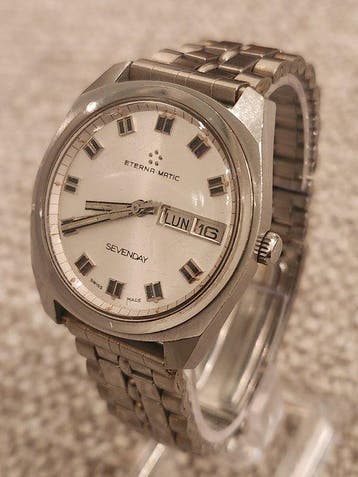 Eterna-Matic - Kontiki Sevenday Automatic Day-Date - Sans, Nieuw