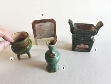 Chinois antique, dynastie Ming Poterie Funerary model, Antiquités & Art