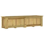 vidaXL Plantenbak verhoogd 196x50x50 cm geïmpregneerd, Verzenden, Nieuw
