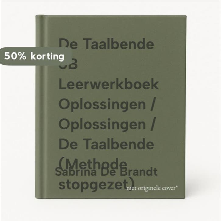 De Taalbende 6B Leerwerkboek Oplossingen / Oplossingen / De, Boeken, Schoolboeken, Zo goed als nieuw, Verzenden