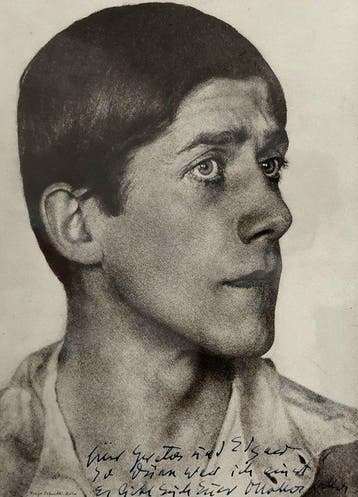 Oskar Kokoschka - Autograph Oskar Kokoschka - 1920, Nieuw