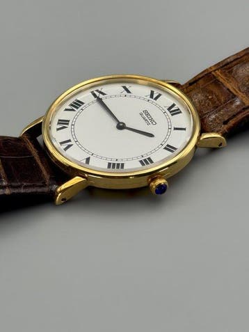 Seiko - Flat Dress Watch - 7800-5349 – Gold-Plated – 1980s -