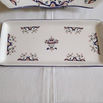 Groenteschotel (2) - Aardewerk - serveerbord