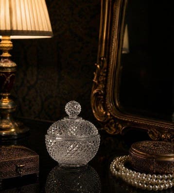 Baccarat - Bocal - Série Diamants biseautés - Cristal -