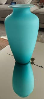 Vaas - Incamiciato - Glas, 30 cm, Antiek en Kunst