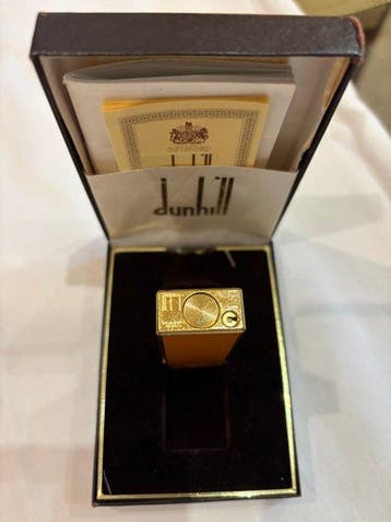 Dunhill - Aansteker - Verguld, Emaille, Nieuw