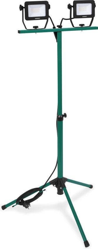 2dekans | VONROC Led werklamp 2x 20W – 3200 lumen – In, Doe-het-zelf en Bouw, Gereedschap | Overige machines, Ophalen of Verzenden