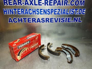 Nieuwe remschoenen Opel Kadett C. (Achteras), Verzenden