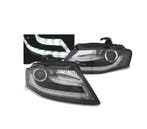 PHARES AUDI A4 B8 07-11 DAYLIGHT LED DRL FOND NOIR, Verzenden