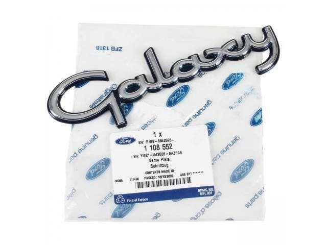 ORIGINELE Ford Emblem-beletteringssticker '' Galaxy '' Galax, Auto-onderdelen, Klein materiaal, Ophalen of Verzenden