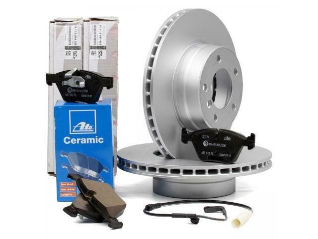 ORIGINELE remschijven van BMW + ATE CERAMIC-pads E60 E61 520, Auto-onderdelen, Remmen en Aandrijving, Ophalen of Verzenden