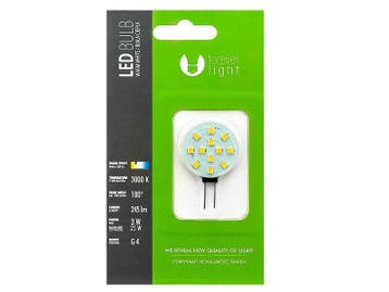 LED steeklampje - 12 Volt - 3 W - Warm Wit - G4 - 245, Huis en Inrichting, Lampen | Hanglampen, Verzenden, Nieuw