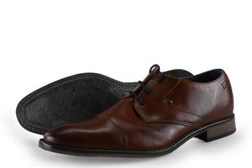Bugatti Veterschoenen in maat 40 Cognac, Kleding | Heren, Schoenen, Bugatti, Overige kleuren, Verzenden, Zo goed als nieuw