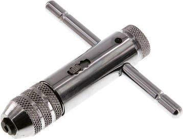 Taphouder Met Ratel voor M3 Tot M10 Draadtappen, Verzenden, Nieuw