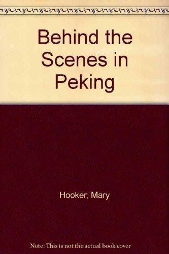 Behind Scenes in Peking Opb P 9780195842081 Hooker, Verzenden, Gelezen, Hooker