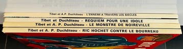 Ric Hochet - 4x C - 4 Album - EO - 1972/1978, Nieuw