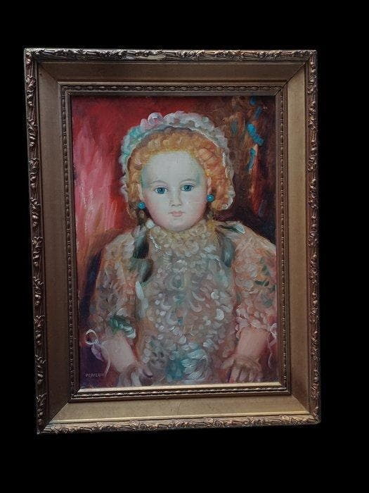 Proferio Grossi (1923-2000) - Bambola, Antiek en Kunst, Kunst | Schilderijen | Klassiek