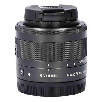 Canon EF-M 28mm f/3.5 Macro IS STM met garantie, Ophalen of Verzenden, Gebruikt