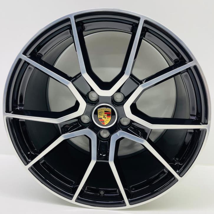 Porsche Taycan ORIGINELE 21inch RS Spyder zw/alu met banden, Autos : Pièces & Accessoires, Pneus & Jantes, Enlèvement
