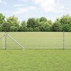 vidaXL Gelast Draadhek met Spikes Staal Zilverkleurig Mesh, Tuin en Terras, Verzenden, Nieuw
