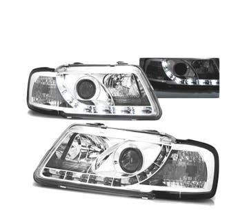 Phares Pour Audi A3 8L 96-00 Tru Drl Ece-R87 Chromé, Verzenden, Nieuw