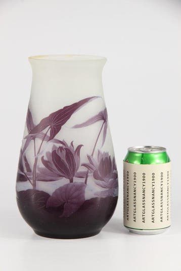 Emile Gallé, Établissements Gallé - Vase - Verre