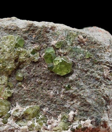 ALPINO, Zeldzaam demantoïde, Groene garnetten, Italië