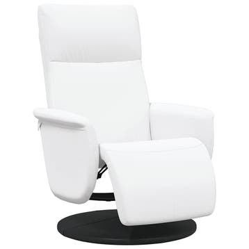 Fauteuil verstelbaar wit: Luxe relaxstoel met 41% korting..., Huis en Inrichting, Overige materialen, Verzenden, 75 tot 100 cm