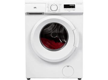 OK - Wasmachine Voorlader - 6 kg - Wit, Verzenden, Nieuw, Voorlader, 85 tot 90 cm