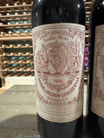 1990 Château Pichon Longueville Baron - Pauillac 2ème Grand, Nieuw