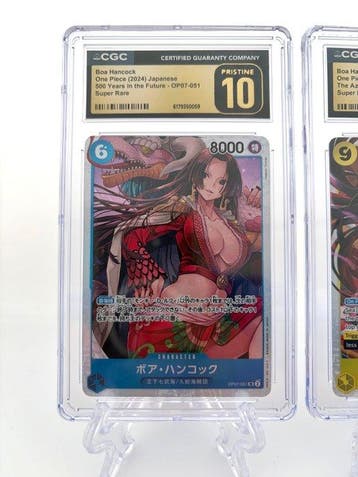 One Piece - 2 Graded card - One Piece - Boa Hancock - CGC