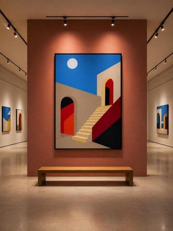Nelson F. León - Peldaños de Luz XL- (NO Reserve), Antiek en Kunst